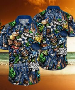 Indianapolis Colts NFL Flower Hawaii Shirt And Tshirt For Fans