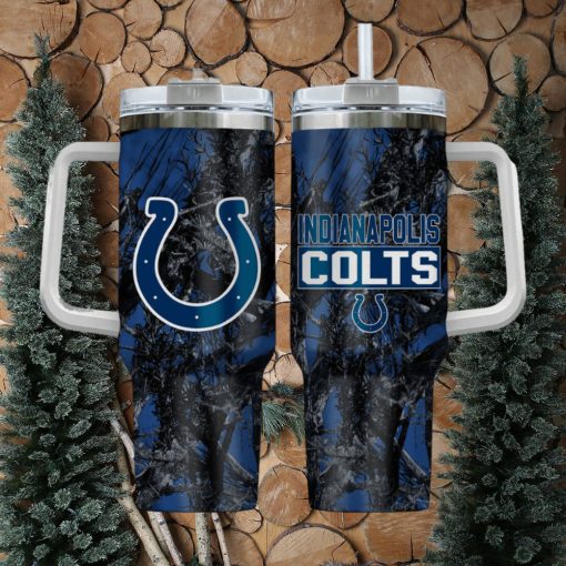 Indianapolis Colts NFL Hunting Personalized Stanley Tumbler 40oz