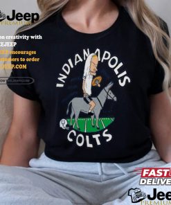 Indianapolis Colts NFL x Homage x Beavis and Butt Head Unisex Tri Blend T Shirt