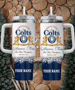 Indianapolis Colts Personalized NFL Champions Modelo 40oz Stanley Tumbler