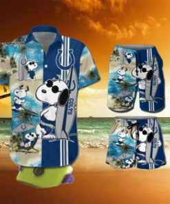 Indianapolis Colts Snoopy NFL Classic Full Print Hawaii Shirt