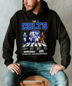 Indianapolis Colts The Colts 41 season 1982 2024 super bowl thank you for the memories shirt