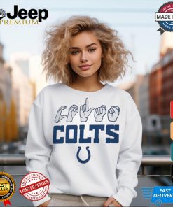 Indianapolis Colts The NFL ASL Collection by Love Sign American Sign Language T Shirt