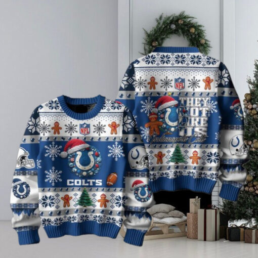 Indianapolis Colts They Not Like Us Christmas Happy Holidays Ugly Sweater