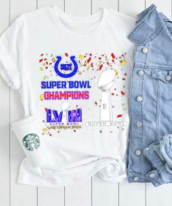 Indianapolis Colts football Super Bowl Champions Las Vegas 2024 logo shirt