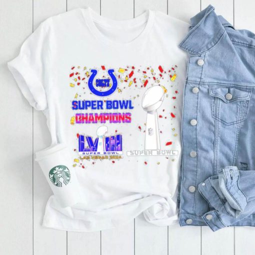Indianapolis Colts football Super Bowl Champions Las Vegas 2024 logo shirt