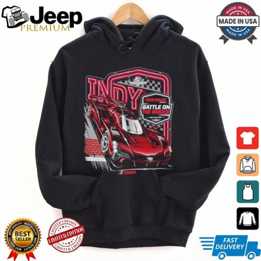 Indy 2024 Battle on the Bricks Ghost Car T Shirt