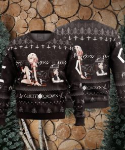 Inori X Tsugumi Guilty Crown Ugly Christmas Sweater