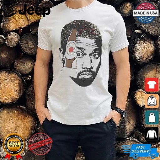 Inside Kanye West swag head shirt