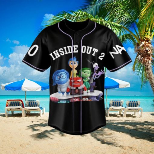 Inside Out 2 Custom Baseaball Jersey