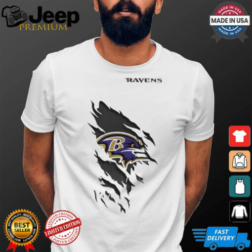 Inside me Baltimore Ravens scratches 2024 shirt