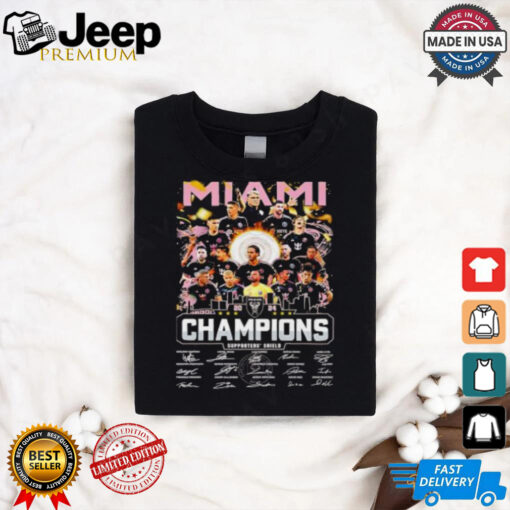 Inter Miami FC 2024 Champions Supporters’ Shield signature shirt