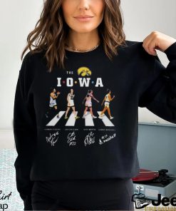 Iowa Hawkeyes 2024 Women’s Basketball Abbey Road Signatures T Shirt