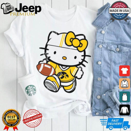 Iowa Hawkeyes Cute Hello Kitty Football shirt