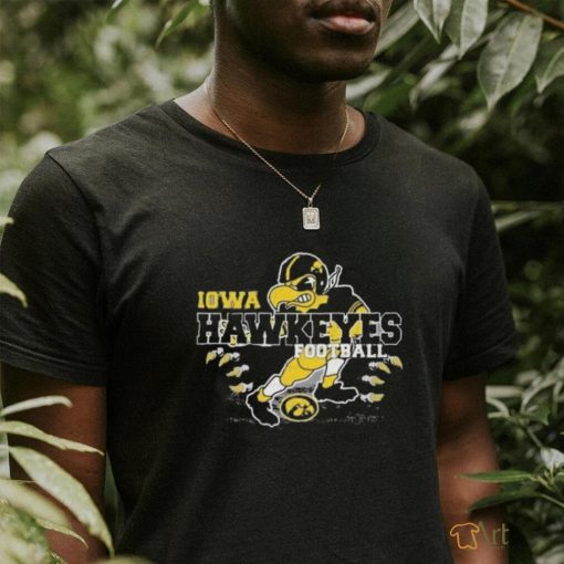 Iowa Hawkeyes Football Herky Mascot T Shirts