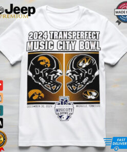 Iowa Hawkeyes Football Vs Mizzou Tigers Football 2024 Transperfect Music City Bowl Champion shirt