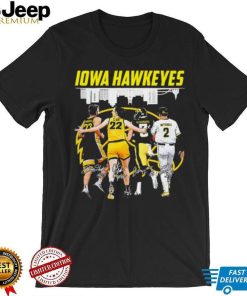 Iowa Hawkeyes Sport team Krikke Clark McNamara and Mitchell signatures shirt