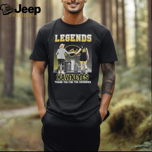 Iowa Hawkeyes Thank You Lisa Bluder Caitlin Clark Legends T Shirt