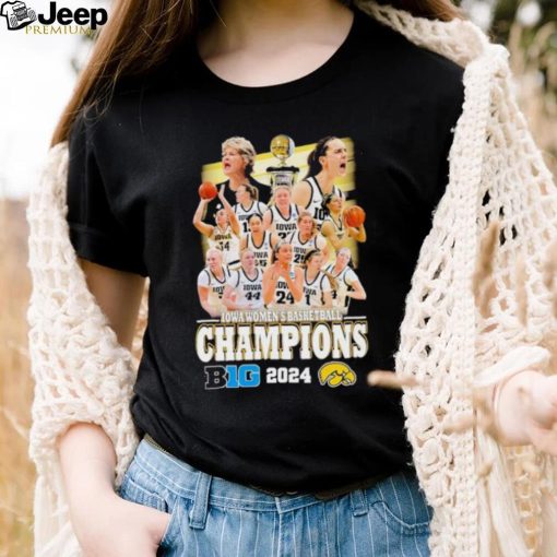 Iowa Hawkeyes women’s basketball Champions B1G 2024 shirt