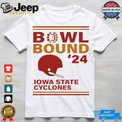 Iowa State Cyclones 2024 Bowl Bound Helmet Shirt