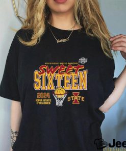 Iowa State Cyclones 2024 NCAA Women’s Basketball Tournament March Madness Sweet 16 Fast Break T Shirt