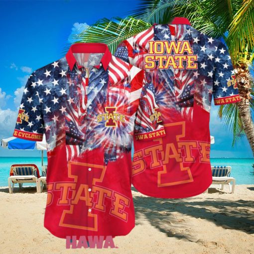 Iowa State Cyclones 4th Of July American Proud Patriots Hawaiian Shirts