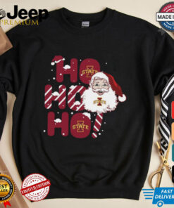 Iowa State Cyclones Ho Ho Ho Santa Claus Christmas shirt