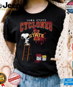 Iowa State Cyclones Snoopy Painting Shirt