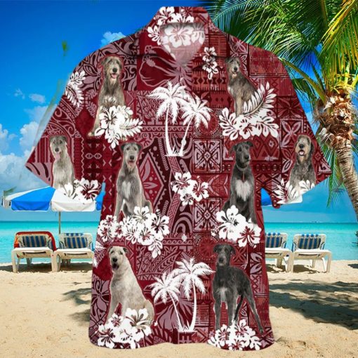 Irish Wolfhound Hawaiian Shirt Dog Lover Summer Gift For Men Women Beach