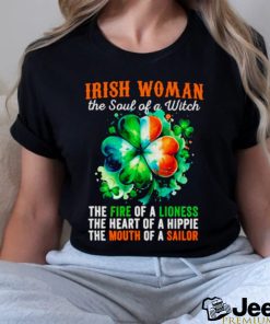 Irish woman the soul of a witch clover St Patrick’s day shirt