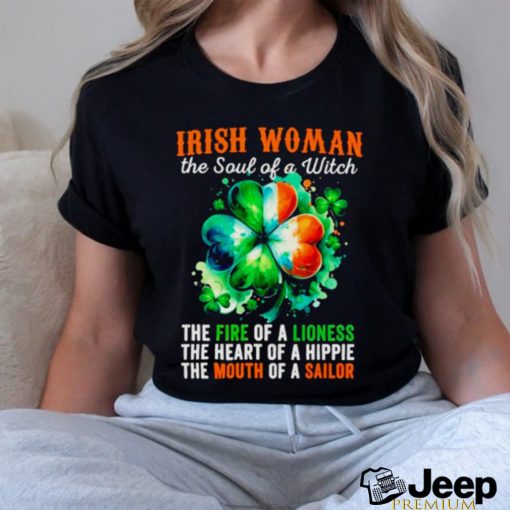 Irish woman the soul of a witch clover St Patrick’s day shirt