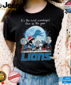 It_s The Most Wonderful Time Of The Year Lions Christmas Shirt