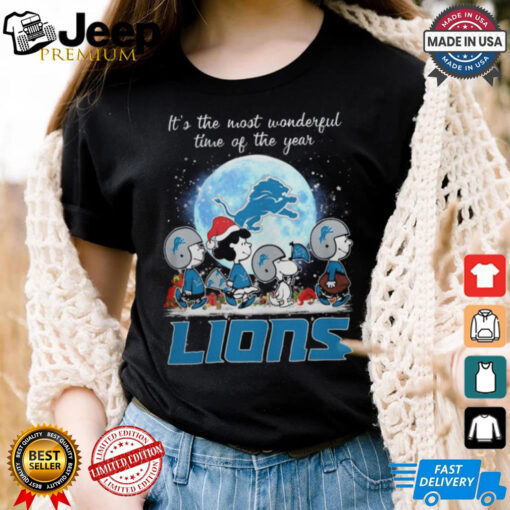 It_s The Most Wonderful Time Of The Year Lions Christmas Shirt