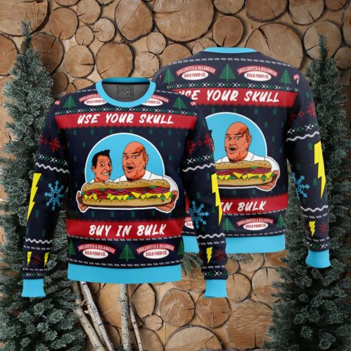 It’s Bulk and Skull Power Rangers Ugly Christmas Sweater