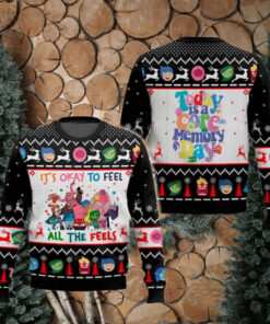 Its Okay To Feel All The Feels Inside Out Ugly Christmas Sweater