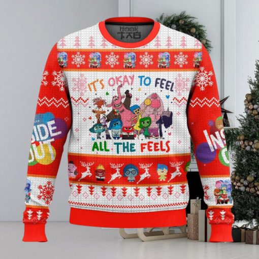 It’s Okay To Feel All The Feels Inside Out Ugly Sweater