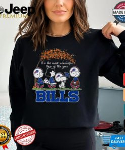 It’s The Most Wonderful Time Of The Year Peanuts Characters X Buffalo Bills Shirt