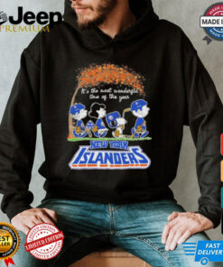 It’s The Most Wonderful Time Of The Year Peanuts Characters X New York Islanders Shirt