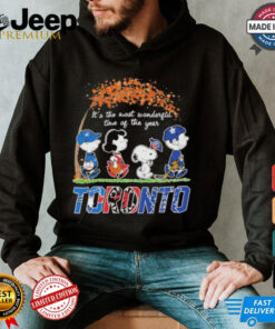 It’s The Most Wonderful Time Of The Year Peanuts Characters X Toronto Sports Teams Shirt