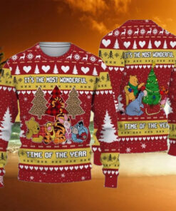 It’s The Most Wonderful Time Of The Year Winnie The Pooh Christmas Sweater