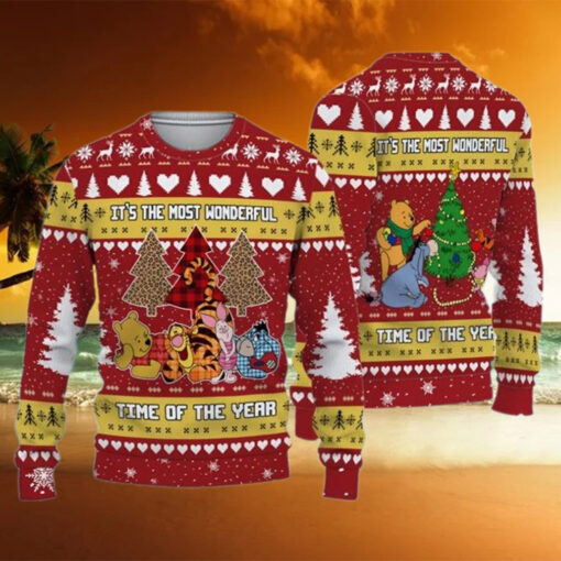 It’s The Most Wonderful Time Of The Year Winnie The Pooh Christmas Sweater