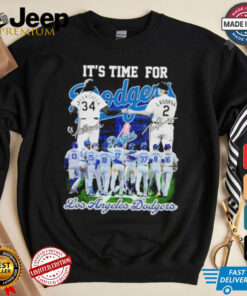 It’s Time For Fernando Valenzuela And Lasorda Los Angeles Dodgers Shirt