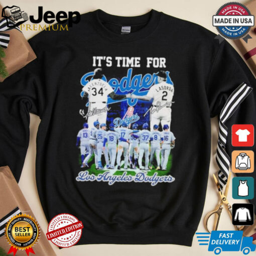 It’s Time For Fernando Valenzuela And Lasorda Los Angeles Dodgers Shirt