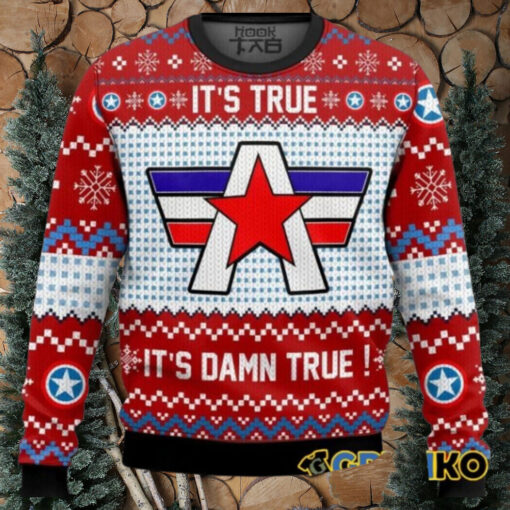 It’s True, It’s Damn True Kurt Angle Ugly Sweater