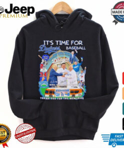 It’s time for Los Angeles Dodgers thank you for the memories shirt