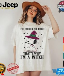 I’ve Studied The Bible That’s Why I’M A Witch Snoopy T Shirt