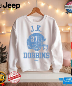 J.K. Dobbins Los Angeles C Helmet shirt