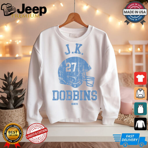 J.K. Dobbins Los Angeles C Helmet shirt