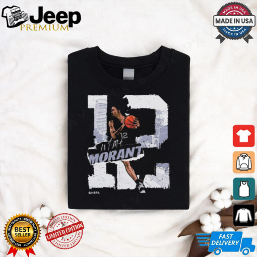 Ja Morant Memphis Grizzlies Rough Signature t shirt