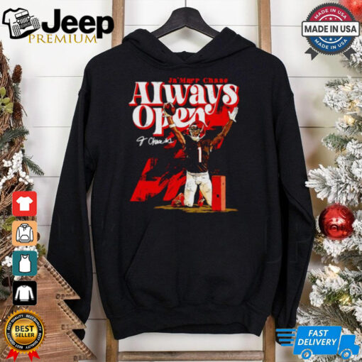 Ja’Marr Chase Cincinnati Bengals always open signature shirt
